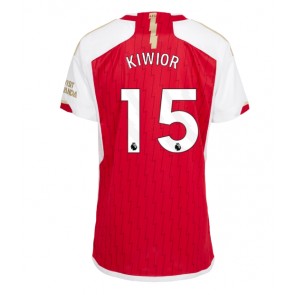 Arsenal Jakub Kiwior #15 Hemmatröja Dam 2023-24 Kortärmad